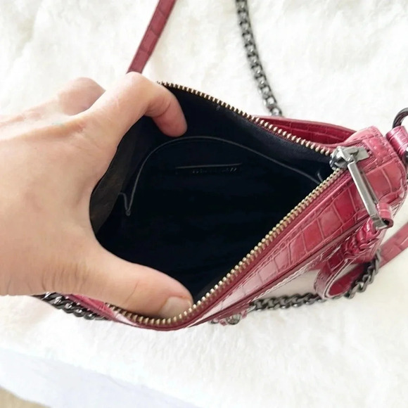 Rebecca Minkoff Mini MAC Crossbody Cardinal cranberry red - Picture 8 of 12